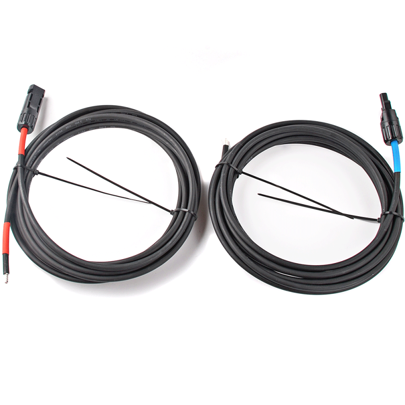 WATTSTUNDE® Solaranschlusskabel 2x6 mm² Typ-MC4/Aderendhülse 10 m schwarz