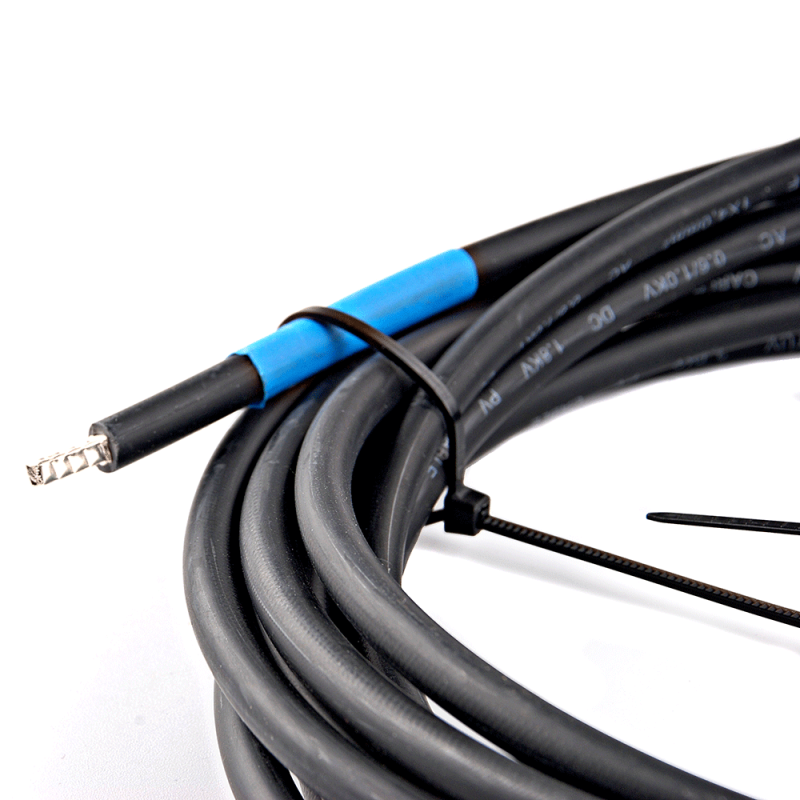 WATTSTUNDE® Solaranschlusskabel 2x6 mm² Typ-MC4/Aderendhülse 10 m schwarz