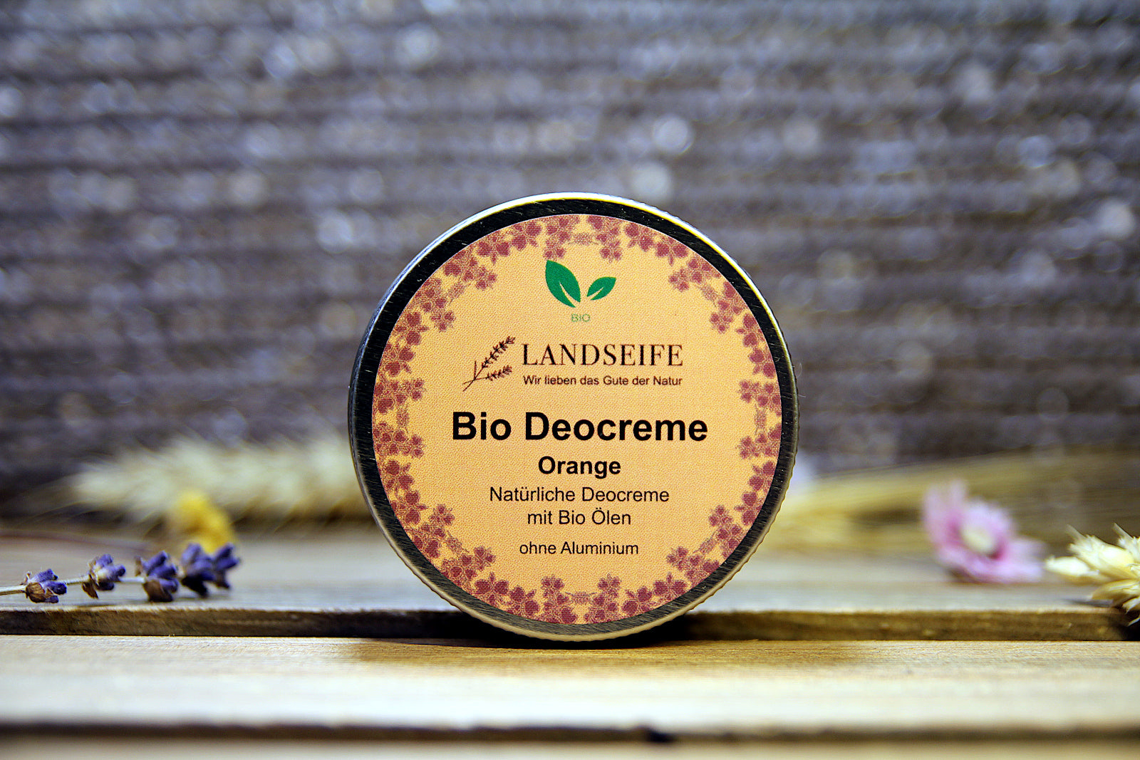 Bio Deocreme mit Orangenduft