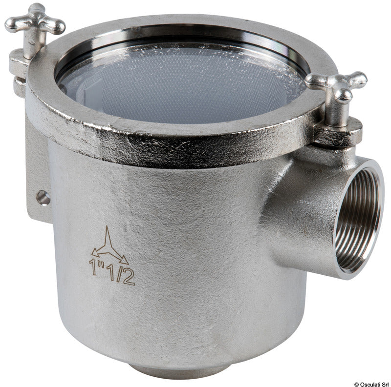 Wasserfilter Messing, vernickelt RINA 3/4" – Marine Infinite Shop