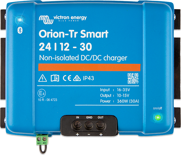 Victron Orion-Tr Smart 12/24-15A (360W) Non-isolated DC-DC charger