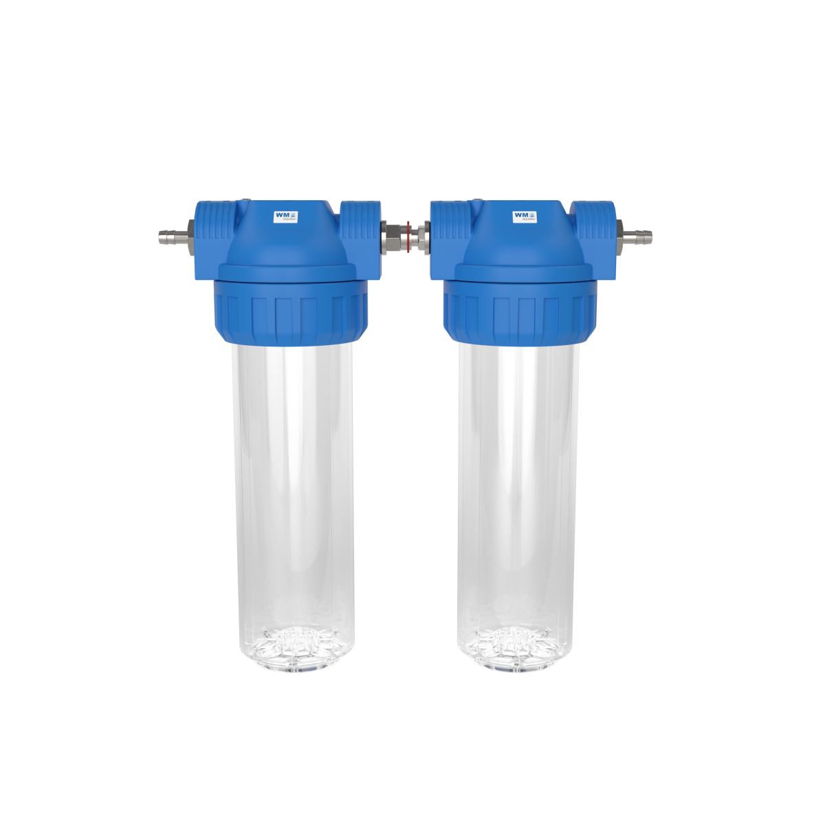 Doppel-Wasserfilter-Gehäuse (Größe M); Anschluss: Schlauchtülle 10mm – Marine Infinite Shop