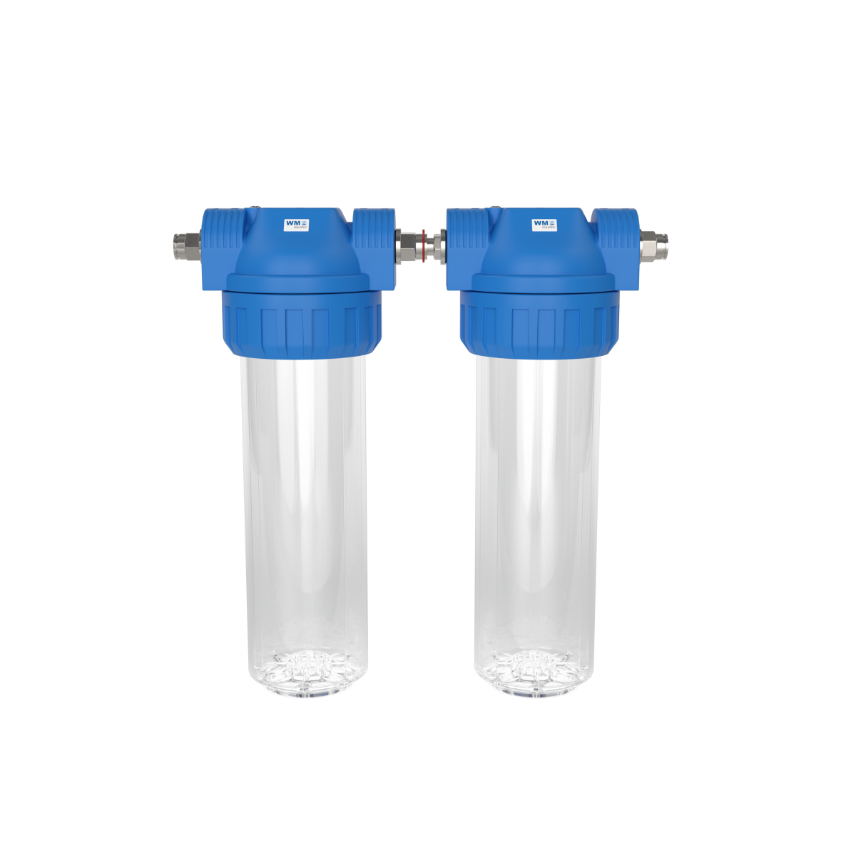 Doppel-Wasserfilter-Gehäuse (Größe M); Anschluss: Steckverbinder 12mm – Marine Infinite Shop