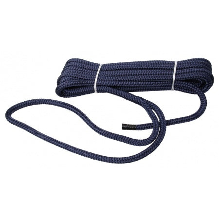 DockLine PES 8m 12mm, Auge 30cm marineblau – Marine Infinite Shop