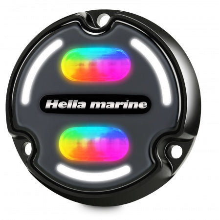 HELLA LED-Unterwasserlicht Apelo A2 Alu 12/24V RGB, grau SB-Pack – Marine Infinite Shop