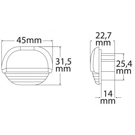 HELLA Apelo LED-Stufenleuchte weiß Kunststoff 12/24V RGB – Marine Infinite Shop