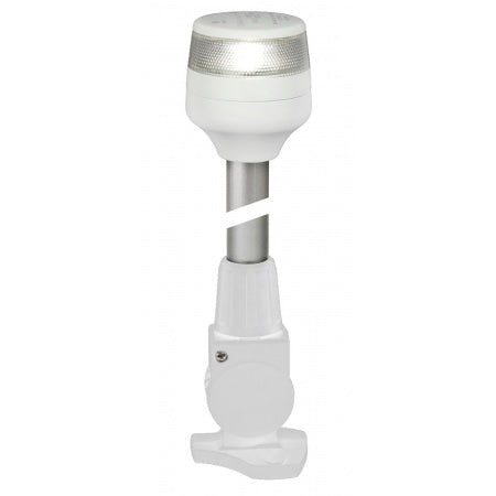 HELLA NaviLED 360 Compact Ankerlaterne, weiß, mit Mast 315mm – Marine Infinite Shop