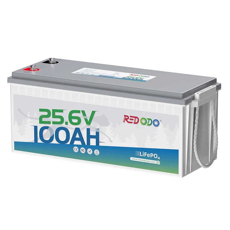 Redodo LiFePO4 24V 100Ah Batterie Akku BMS