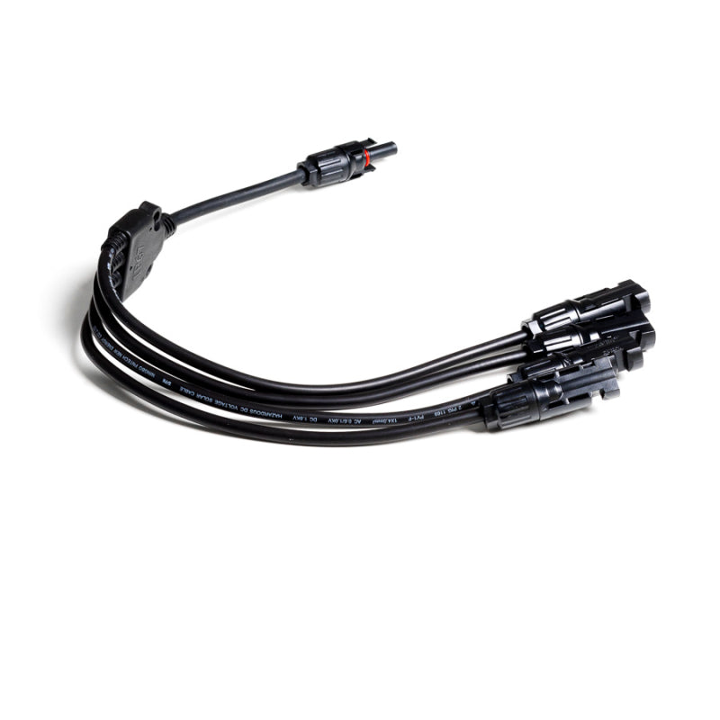 WATTSTUNDE® MC4 T-Stecker Set zur Parallelverschaltung von 4 Solarmodulen - lang – Marine Infinite Shop (2/2)