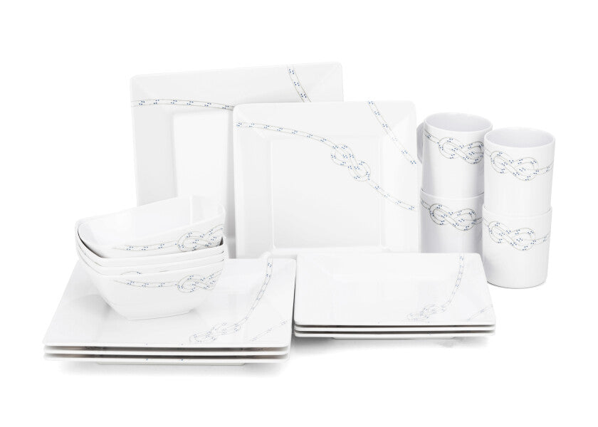 Geschirrset SOUTH PACIFIC / 16-teilig – Marine Infinite Shop