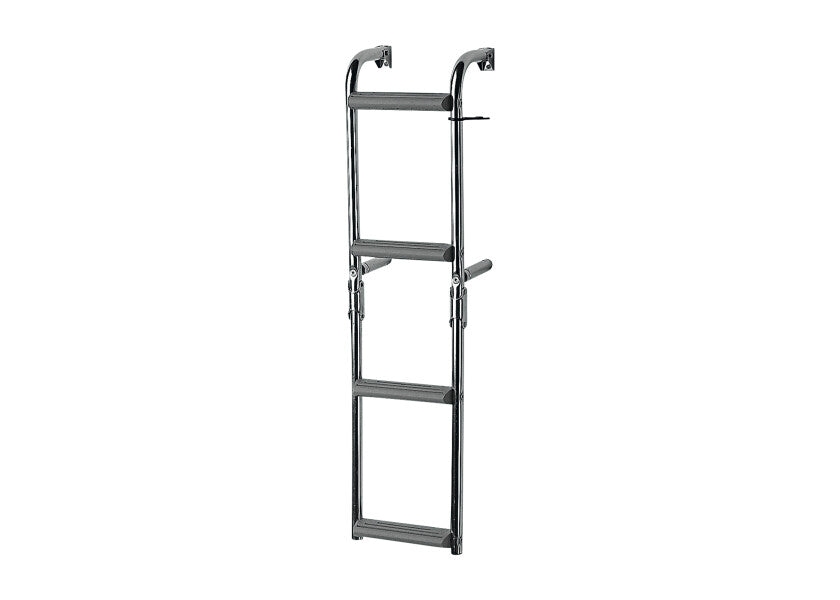 Edelstahl-Badeleiter, klappbar / 4 Stufen – Marine Infinite Shop