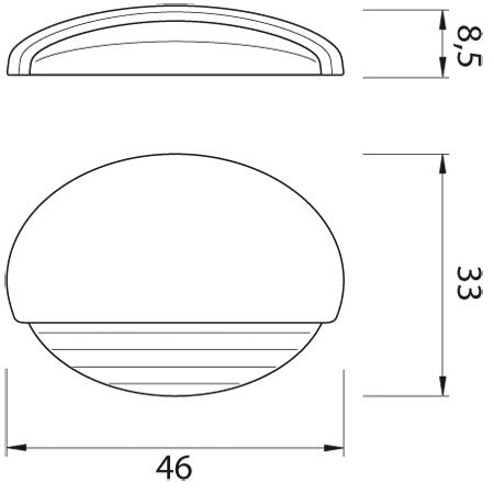QUICK LED-Stufen-/Bodenleuchte Eyelid Kunststoff/Cr 12/24V tageslicht – Marine Infinite Shop