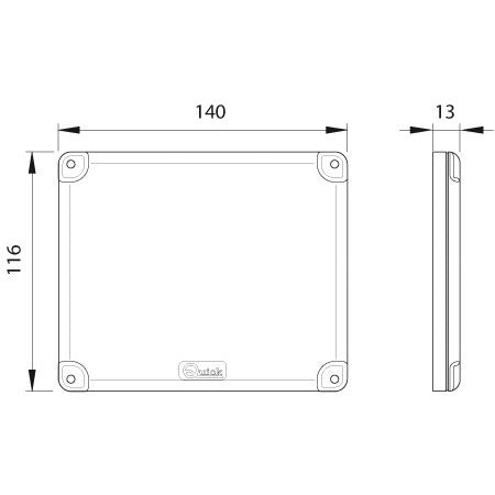 QUICK LED-Deckenstrahler Action 5W Kunstst. 12V 140x116mm, tageslicht, weiß – Marine Infinite Shop