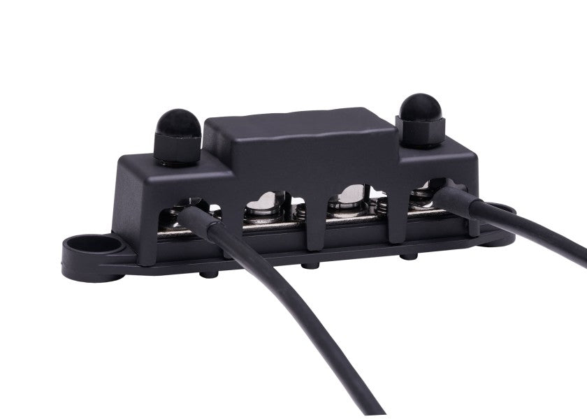 Sammelstützpunkt mit Gehäuse / 4x M10 / 3x M4 / schwarz – Marine Infinite Shop