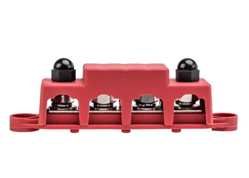 Sammelstützpunkt mit Gehäuse / 4x M10 / 3x M4 / rot – Marine Infinite Shop
