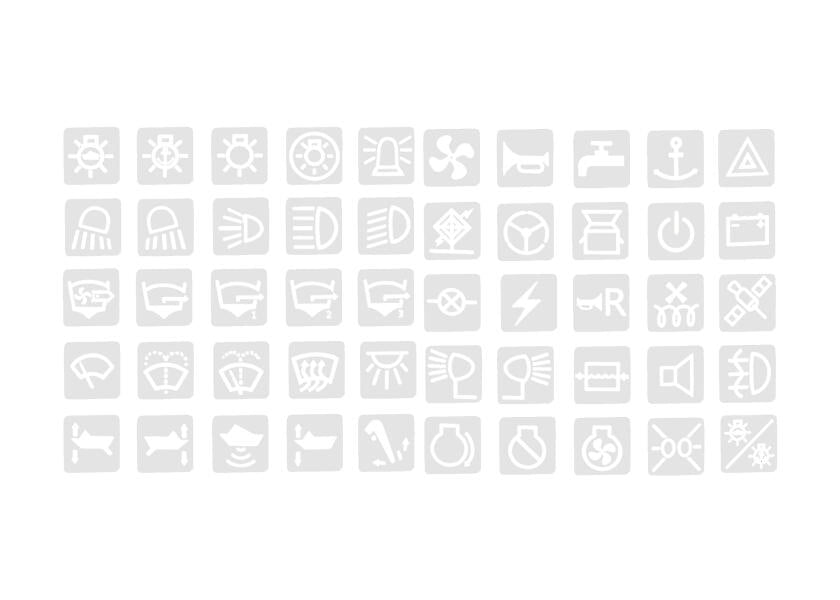 Label-Set für Schalter – Marine Infinite Shop