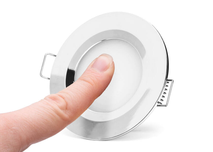 LED-Deckenleuchte mit Schalter / verchromt – Marine Infinite Shop