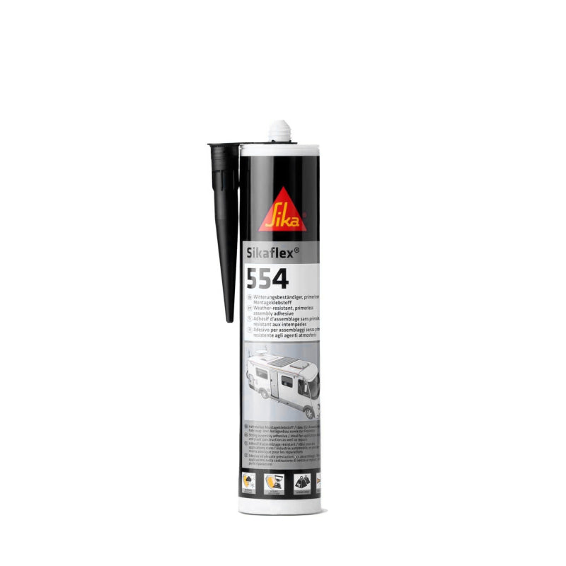 Sikaflex 554 (Sika 252i Nachfolger) 300 ml Konstruktionskleber schwarz – Marine Infinite Shop