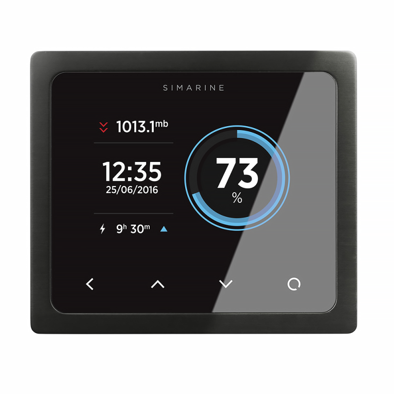 Simarine PICO Batteriemonitor - mit Rahmen schwarz – Marine Infinite Shop (1/4)