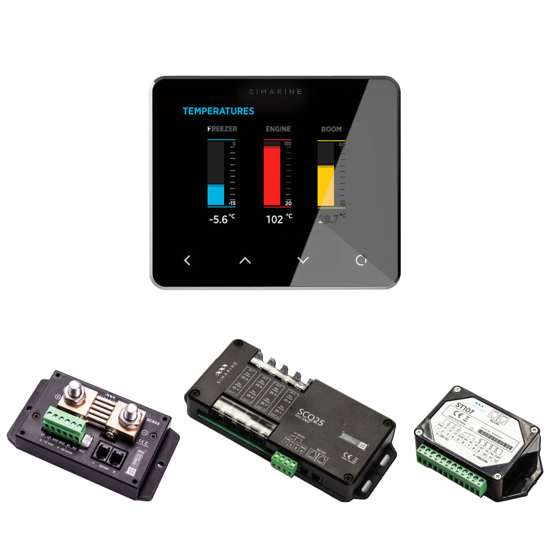 Simarine PICO Blue Set Rev23 - battery monitor, tank electrode and 2 x shunt