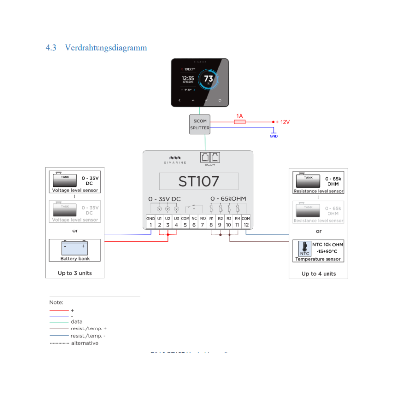 Simarine Tankmodul ST107 – Marine Infinite Shop (4/4)