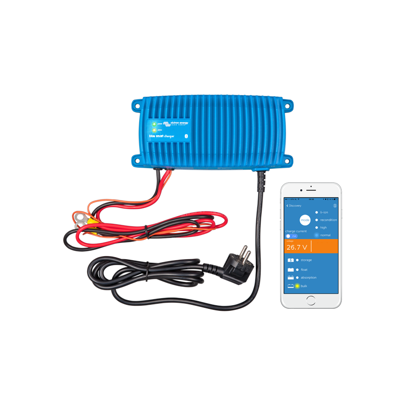 Victron Blue Smart IP67 Batterieladegerät Bluetooth 24/12 (1+Si) CEE