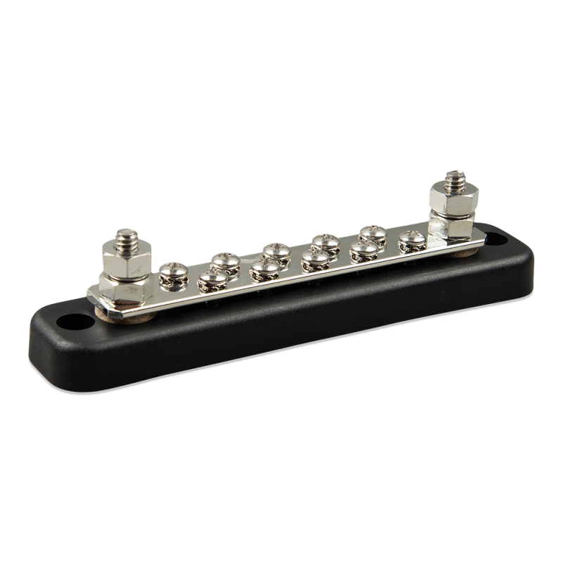Victron Busbar 150 A / 70 V with 2 high current connections and 10 low current connections