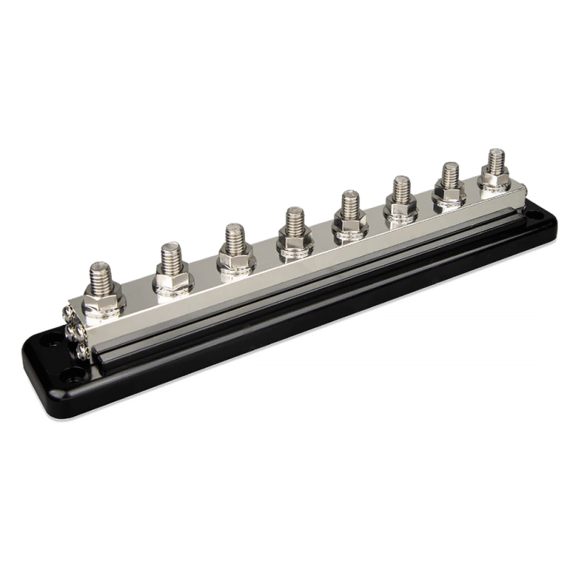 Victron Busbar 600 A / 70 V with 8 high current connections and 8 low current connections