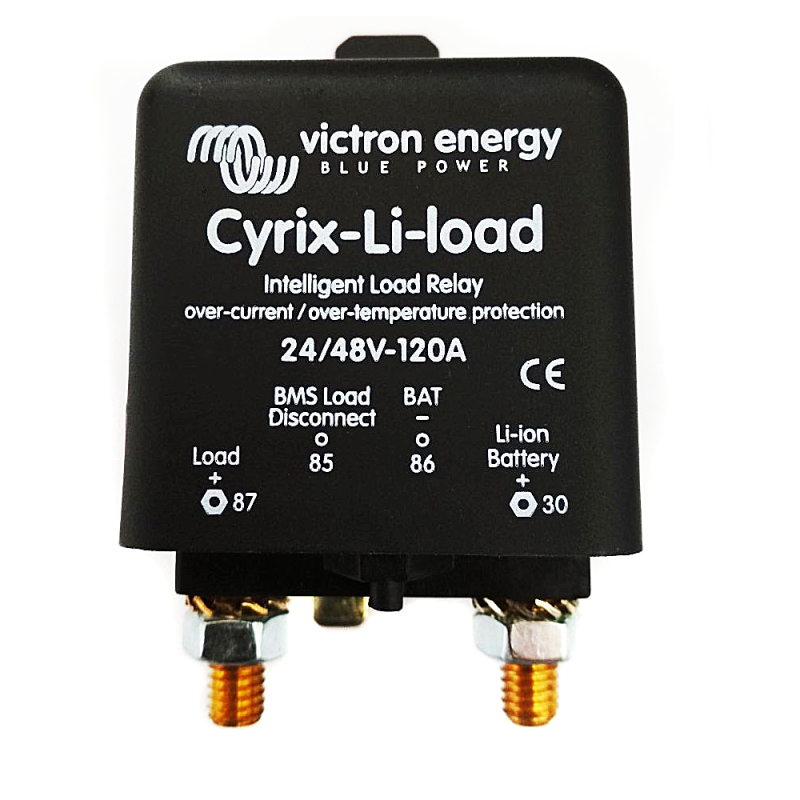 Victron Cyrix-Li-Load 24/48V 120A battery coupler isolation relay battery protection lithium