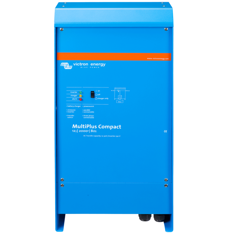 Victron MultiPlus C 12/2000/80 Wechselrichter 1600W und Ladegerät 12V – Marine Infinite Shop (1/3)