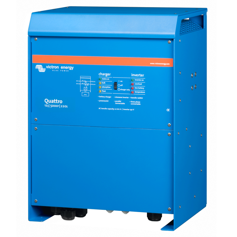 Victron Quattro 12/5000/220 Wechselrichter 4000W und Ladegerät – Marine Infinite Shop (2/3)