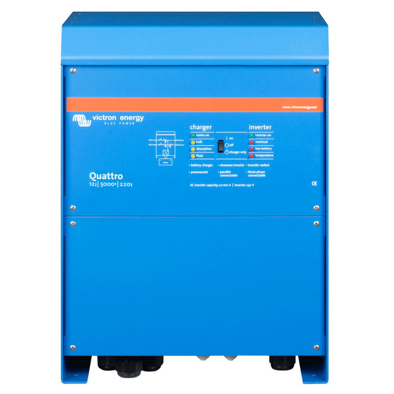 Victron Quattro 12/5000/220 Wechselrichter 4000W und Ladegerät – Marine Infinite Shop (1/3)
