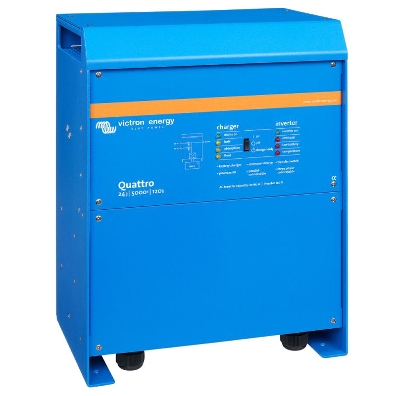 Victron Quattro 24/5000/120 Wechselrichter 4000W und Ladegerät 24V – Marine Infinite Shop (3/3)