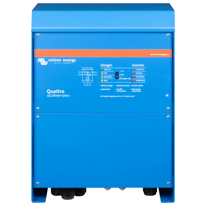 Victron Quattro 24/8000/200 Wechselrichter 6500W und Ladegerät 24V – Marine Infinite Shop (1/2)
