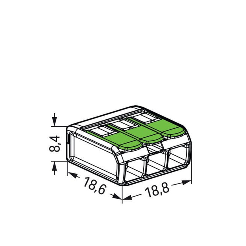 WAGO Verbindungsklemme Green Range flexibel bis 4mm² - 221-423 | 50er Pack – Marine Infinite Shop (7/7)