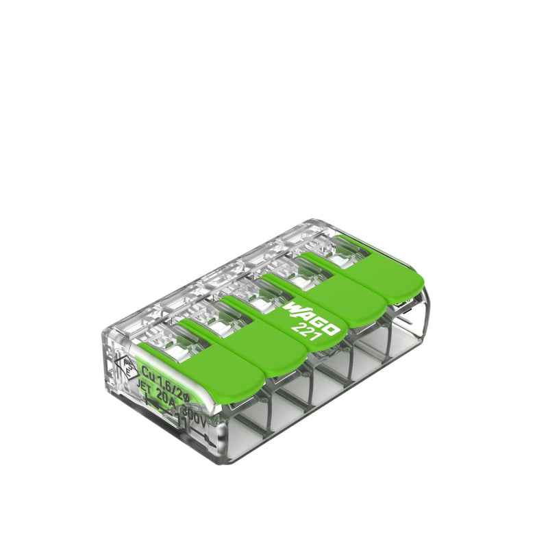 WAGO Verbindungsklemme Green Range flexibel bis 4mm² - 221-425 | 25er Pack – Marine Infinite Shop (2/7)