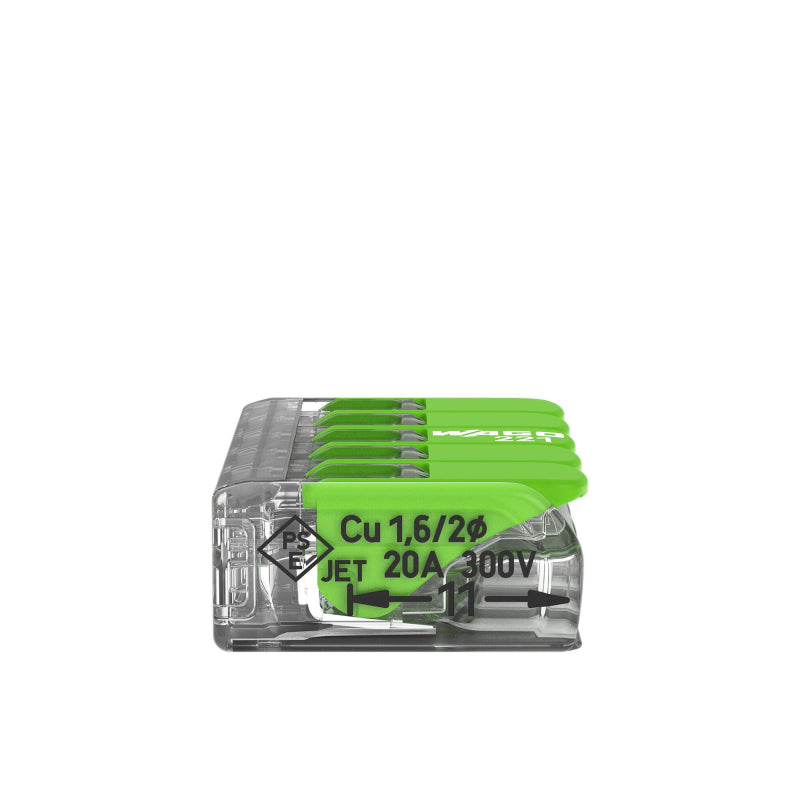 WAGO Verbindungsklemme Green Range flexibel bis 4mm² - 221-425 – Marine Infinite Shop (4/7)
