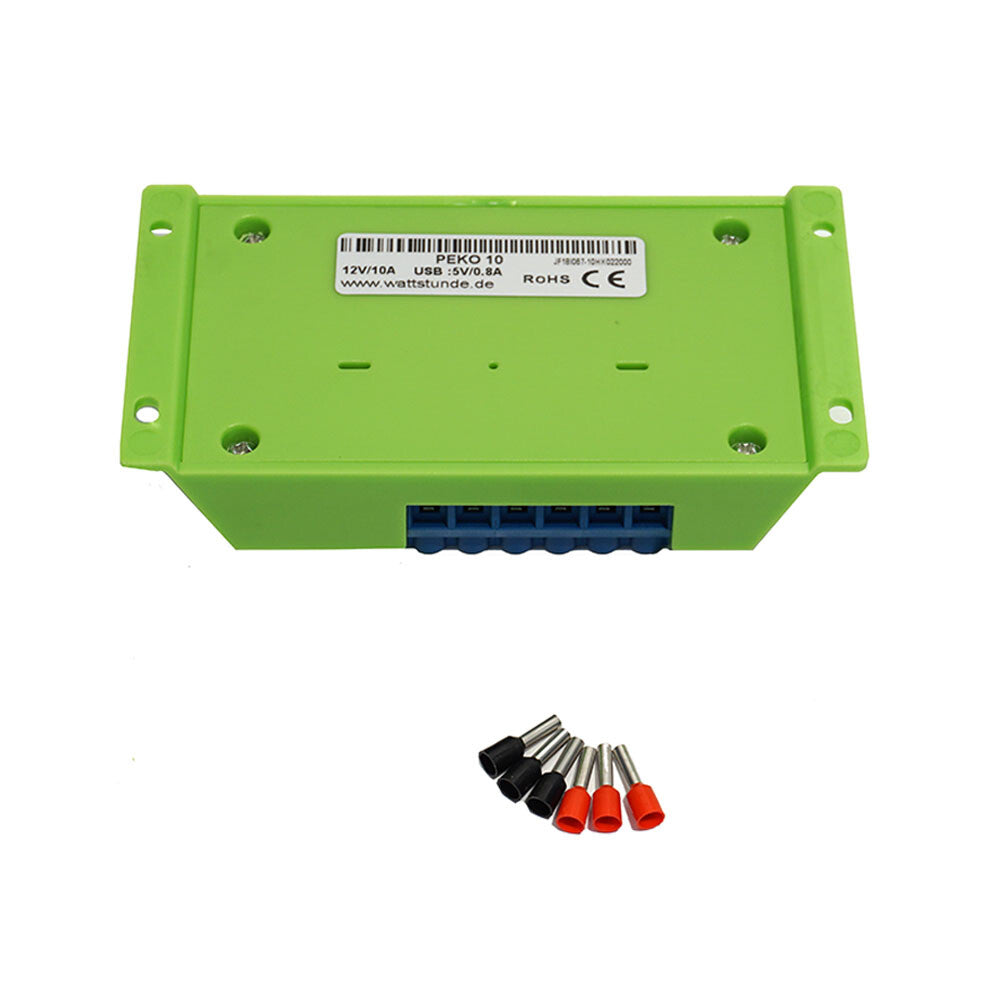 WATTSTUNDE® 10 A Solar Charge Controller PEKO10