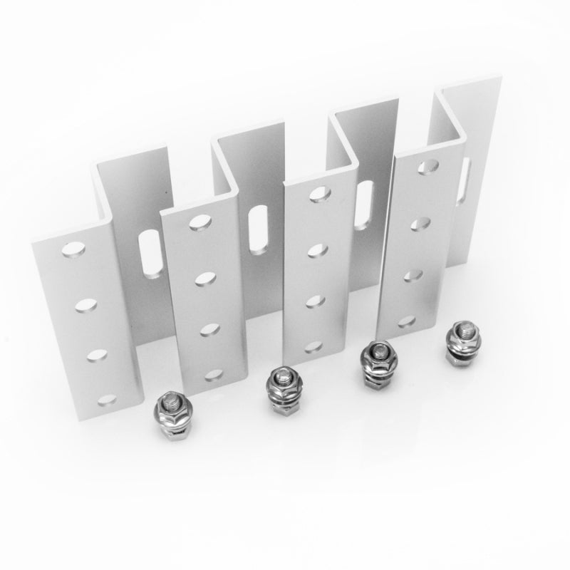 WATTSTUNDE® 100 mm Aluminium Z-Winkel HSZ100 weiß Halterung – Marine Infinite Shop (1/2)