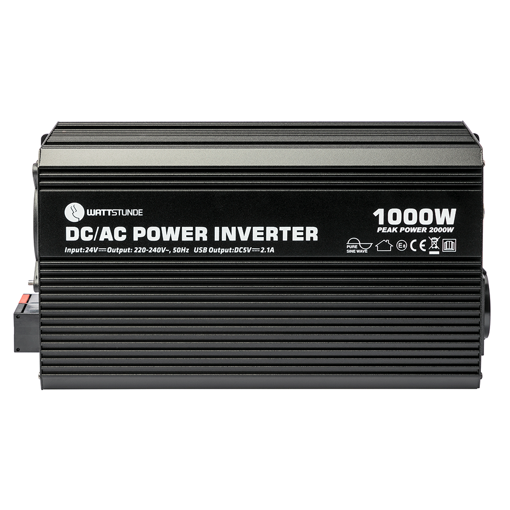 WATTSTUNDE® 1000 W / 2000 W 24 V Sine Wave Inverter WS24/1000SI