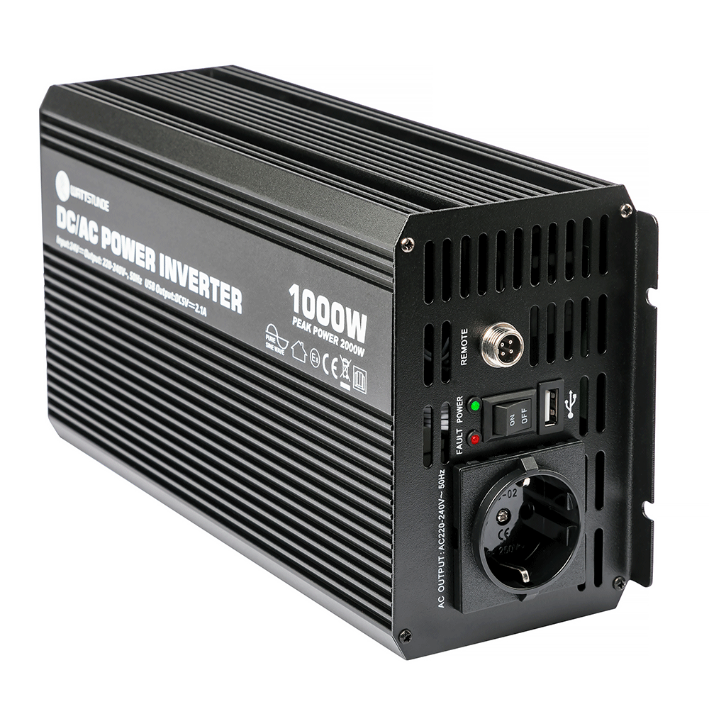 WATTSTUNDE® 1000 W / 2000 W 24 V Sine Wave Inverter WS24/1000SI