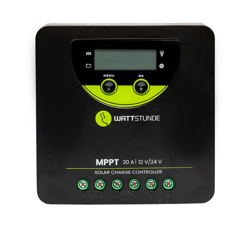 WATTSTUNDE® 20A 90V MPPT Solar Charge Controller WLR-BT 20.90 MPPT 12/24V