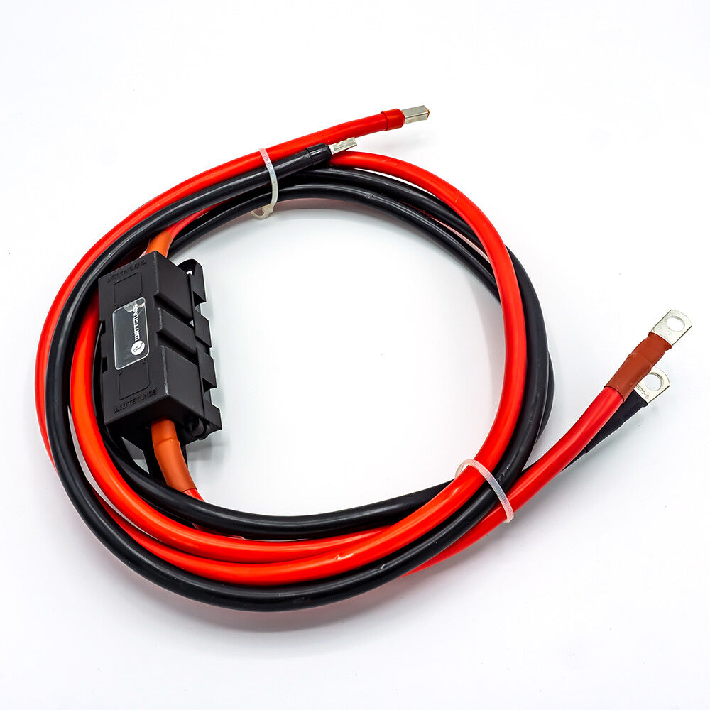 WATTSTUNDE® 25 mm² Connection Cable BAKA25-FH 100 cm with ANM High-Current Fuse Holder