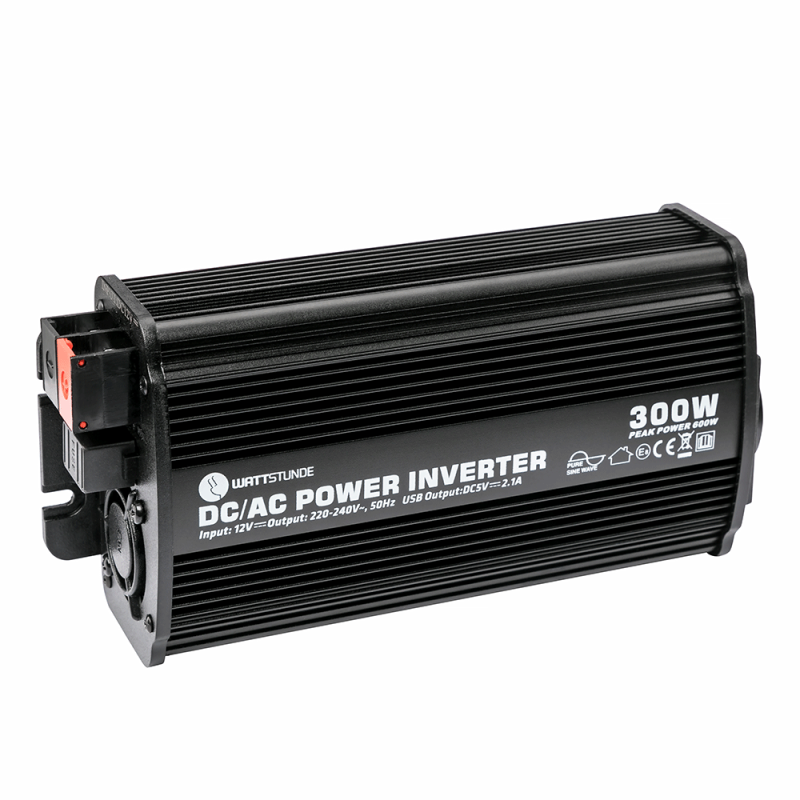 WATTSTUNDE® 300W / 600W 12V sine wave voltage converter WS12/300SI