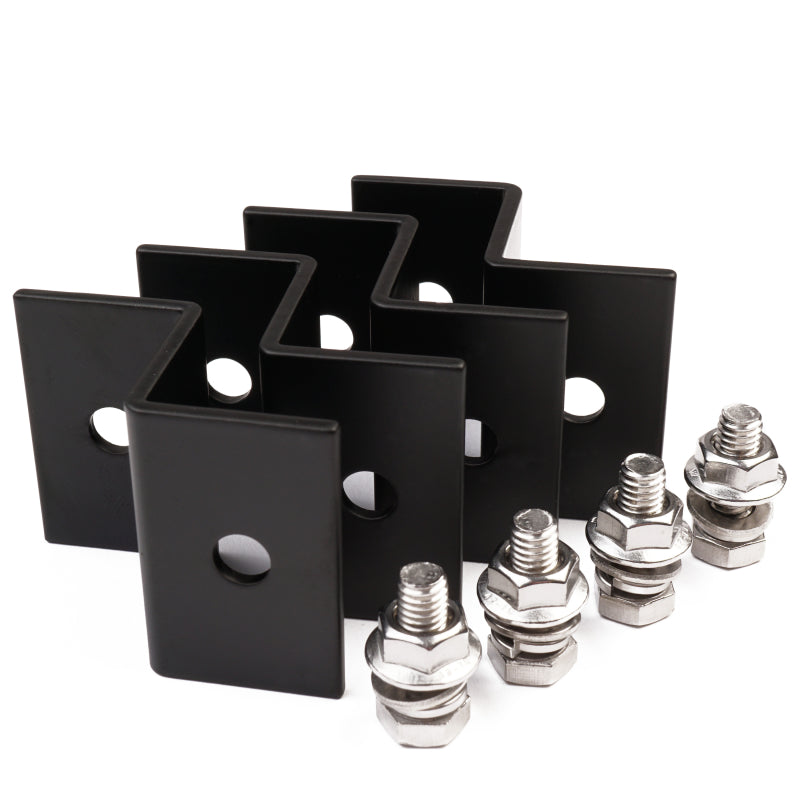 WATTSTUNDE® 38 mm Aluminium Z-Winkel HSZ38 schwarz Halterung – Marine Infinite Shop (1/2)