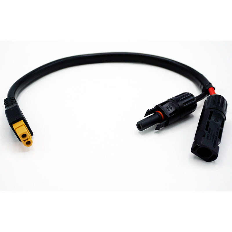 WATTSTUNDE® Adapterkabel (2 x) 4 mm² Typ-MC4/XT60 weiblich 3Pin 30 cm schwarz – Marine Infinite Shop (2/5)