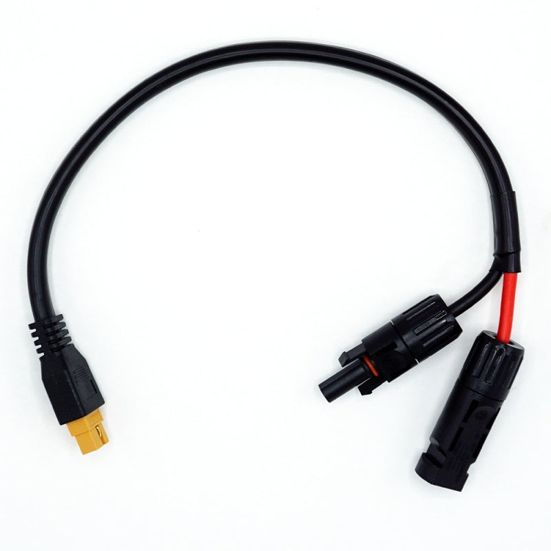 WATTSTUNDE® Adapterkabel (2 x) 4 mm² Typ-MC4/XT60 weiblich 3Pin 30 cm schwarz – Marine Infinite Shop (3/5)