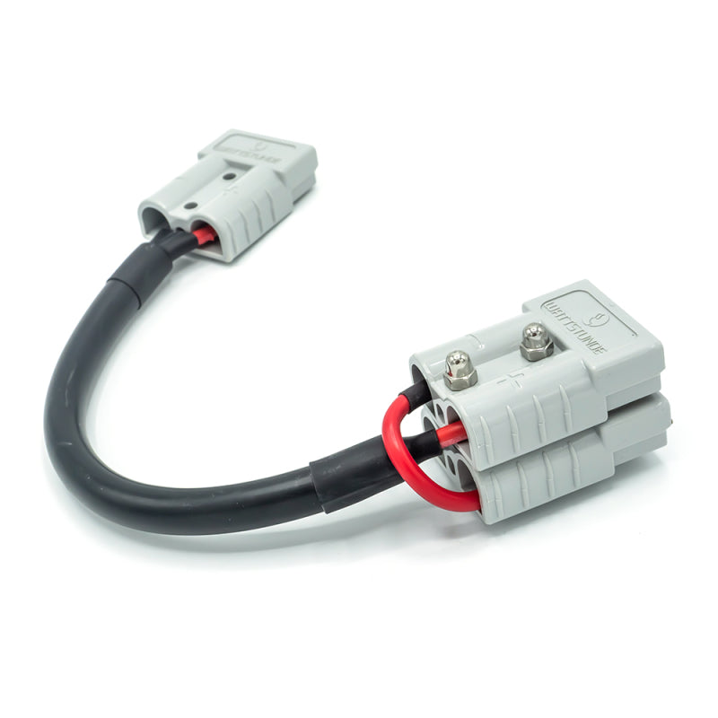 WATTSTUNDE® Adapterkabel (2x)4 mm² A50/2x A50 (Seriell) 20 cm schwarz – Marine Infinite Shop (3/3)
