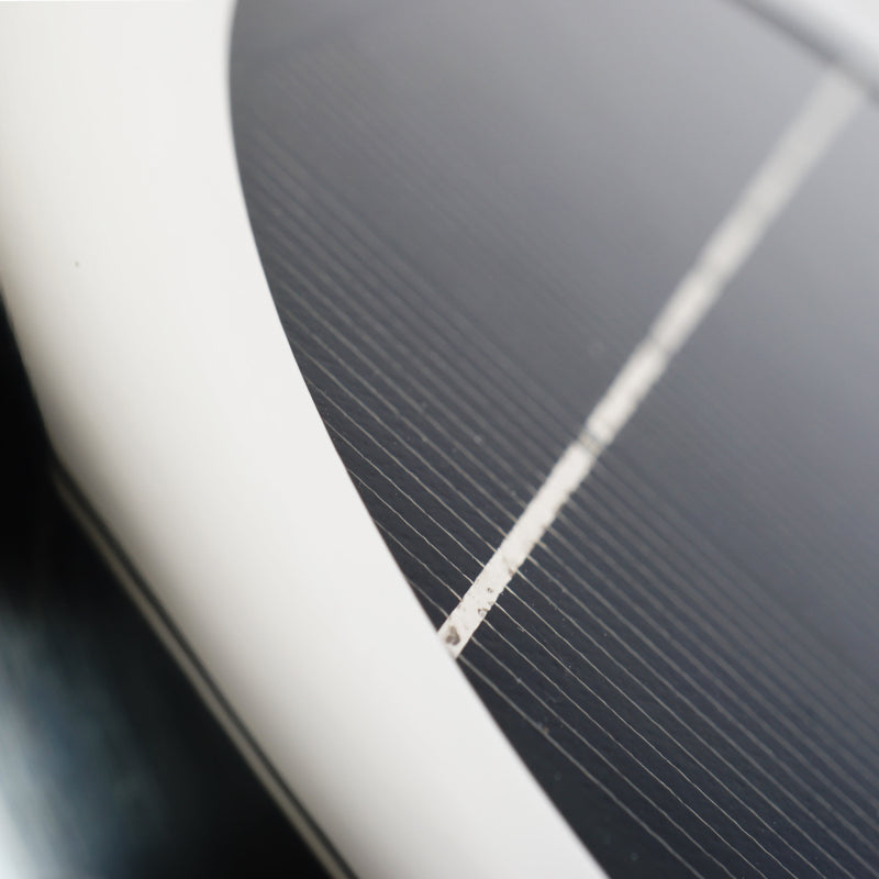 WATTSTUNDE® AERO Solarlüfter mit Akku rund, chrom – Marine Infinite Shop (4/5)