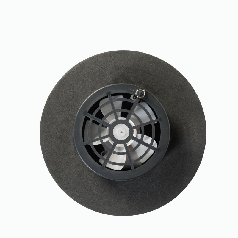 WATTSTUNDE® AERO Solarlüfter mit Akku rund, schwarz – Marine Infinite Shop (3/5)